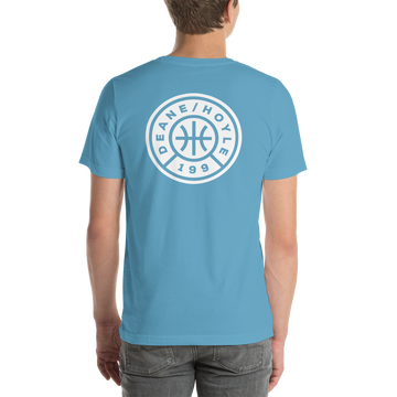 Deane & Hoyle Basic T-Shirt (2021 Logo-Print) - light blue colorway